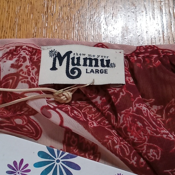 SHOW ME YOUR MUMU Womens DRESS LARGE NEW Boho Short Tunic - Picture 8 of 11